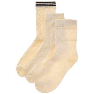 Stems Intarsia Knit Crew Socks Set Of Three